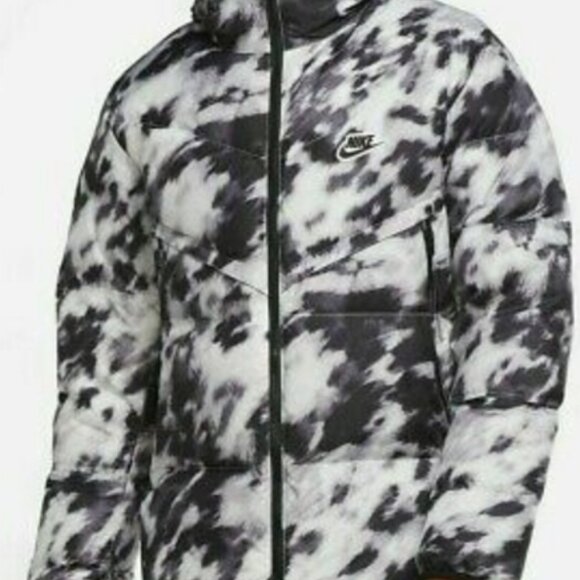 NWT Men's Nike DOWN HOODED JACKET - Picture 2 of 13